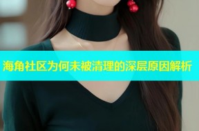 海角社区为何未被清理的深层原因解析
