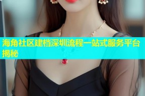 海角社区建档深圳流程一站式服务平台揭秘