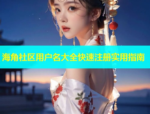 海角社区用户名大全快速注册实用指南  第1张